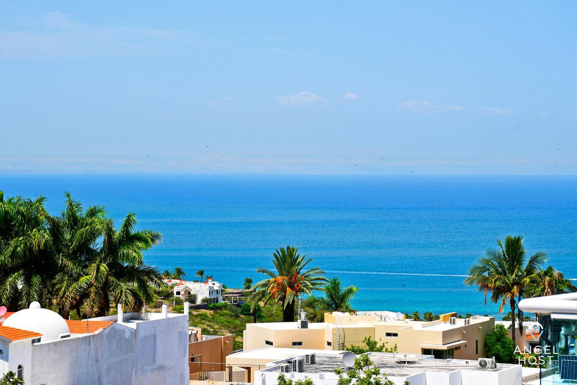 Oceanview Living Space & Balcony With Fiberoptic Wifi! La Paz Exterior photo