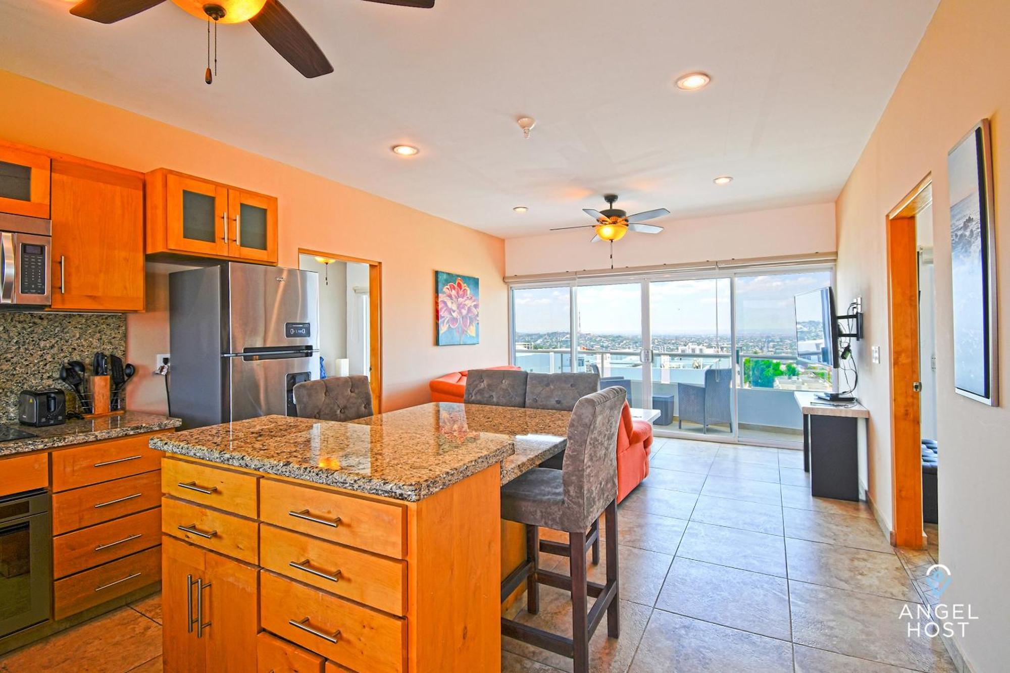 Oceanview Living Space & Balcony With Fiberoptic Wifi! La Paz Exterior photo