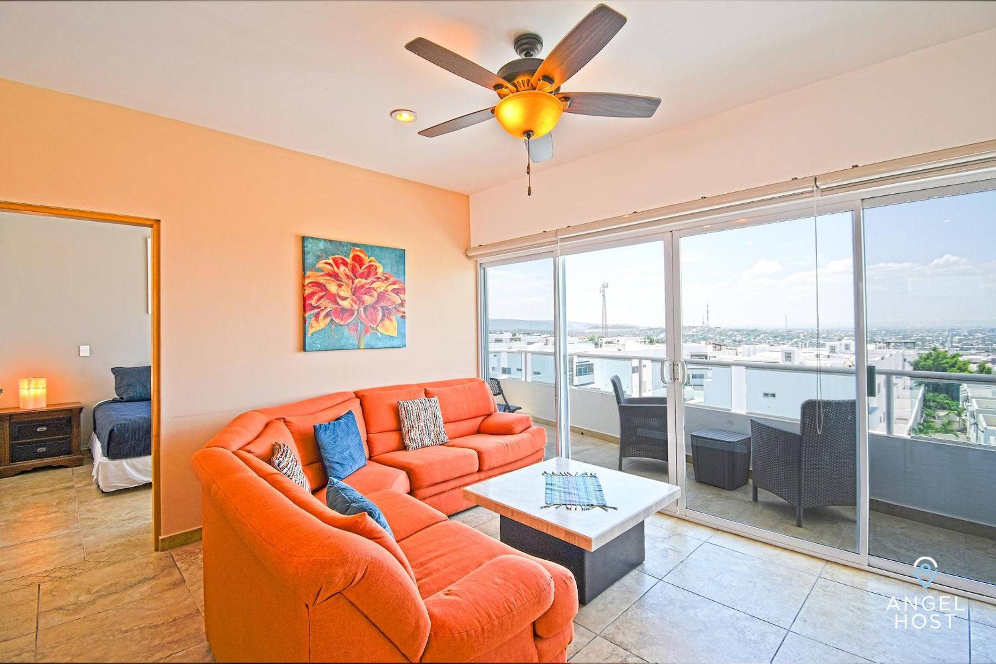 Oceanview Living Space & Balcony With Fiberoptic Wifi! La Paz Exterior photo